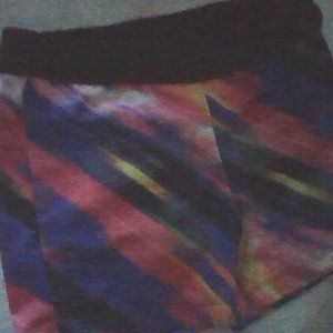 rainbow biker/dance shorts